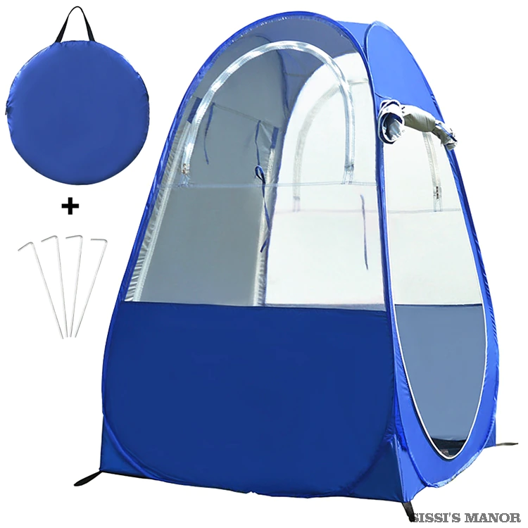 Cheap Goat Tents Winter Fishing UV protection Pop Up Tent Single Person Automatic Rain Shading Camping Equipment Outdoor Portable with 2Windows